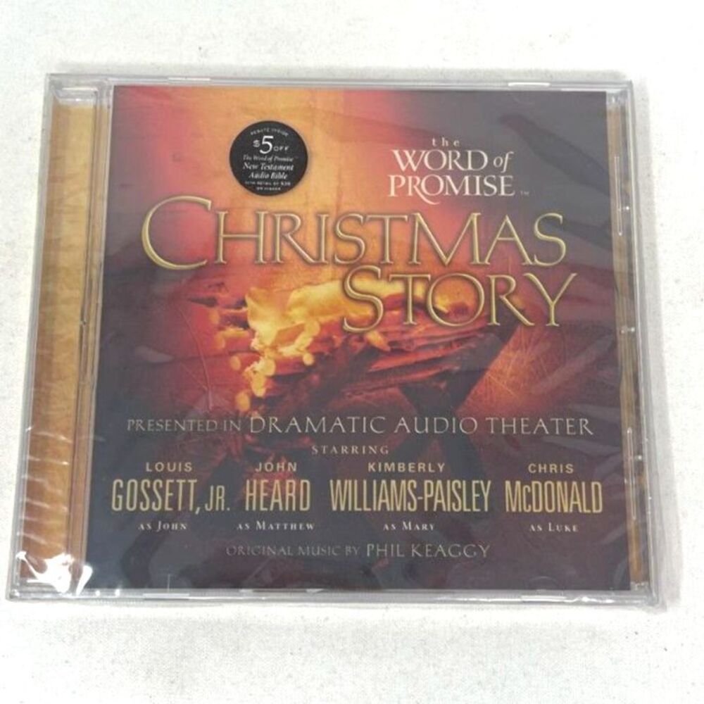 The Word of Promise Christmas Story - Audio CD - SEALED NEW - Jesus -Keaggy
